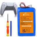 Pickle Power PS5 Controller Battery, 4000mAh Upgraded LIP1708 Battery Replacement for Sony PS5 PlayStation 5 DualSense CFI-ZCT1W Wireless Controller (Not fit for DualSense Edge) (Blue)