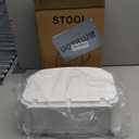 Toddler Step Stool,2 Step Stools for Kids with Anti-Slip Surface and Rubber Bottom, Kids Step Stool Poop Stool for Toilet Potty Training, Bathroom, Kitchen(Include 2 Ducks) (Gray)