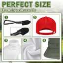 Lasnten 8 Pcs Halloween Couple Costume for Adults Prisoner Costume Accessories Include Shovel Hat Kettle Square Towel for Comedy Movie Cosplay Party Dress up