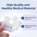 Replacement Nasal Pillow Cushion for ResMed AirFit P10, Compatible with Original Airfit P10 Frame, Reliable Seal & Soft Replacement Silicone CPAP Mask Cushion, 2-Pack, Small