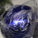 8 Inch Blue Stainless Steel Gazing Ball, Mirror Garden Globe, Home & Garden Decor