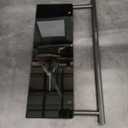 Alise Bathroom Floating Shelves for Wall,15.7 Inch Glass Wall Shelves,SUS304 Stainless Steel Bathroom Shelves Wall Mounted, Bathroom Shelves with Towel Bar for Toilet Room Decoration Gold and Black