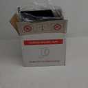 IBUYKE Floating TV Stand Wall Mounted with Power Outlet,Modern Wood Wall Mounted Media Console Shelf,Floating Entertainment Center for Under TV Storage for Living Room Bedroom Office,Black WST001B-