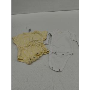 Gerber baby-girls Sleeveless and Short Sleeve Romper Set 2PCS 3-6Months