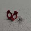 Hobbypark Aluminum Caster Blocks C-hubs for Traxxas Maxx WideMaxx Upgrades, Compatible with V1 or V2 Maxx, Replacement Parts of 8932 (Red)