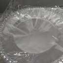 100 Pack Clear Charger Plates 13" Beaded Round,Clear,Beads, approx. 13 inch