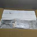 3-Light Bathroom Light Fixtures Modern Chrome Vanity Lights for Bathroom Lighting Fixtures Over Mirror with Clear Glass Shade for Cabinet Mirror Bedroom Hallway