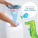 Amazon Brand - Mama Bear Blossoms Scented Diaper Pail Refills for Diaper Genie Pails with Odor Elimination, 2160 Count (8 Packs of 270 Count)