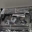 3 Tier Heavy Duty Rolling Utility Cart,18" D x 23.8" W x 36.6" H Rolling Carts with Wheels,Commercial Grade Metal with Handle Bar & Shelf Liner,Trolley Serving Storage Cart for Kitchen Black