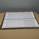 SNSLXH 5 Pack Stackable Closet Storage Basket, Multifunctional & Foldable Closet Organizer for Bathroom Kitchen, Laundry Room, Wardrobe Storage, Space-Saving Clothes Storage Drawer Organizer, White