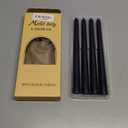 10 inch Dark Blue Taper Candles,Set of 4 Tapered Candle, Tall Candlesticks,Conical Stick Candles,Smokeless,Home Dinner, Party, Wedding, Halloween, Christmas (Dark Blue, 10inch)