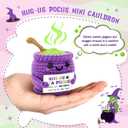 Halloween Positive Cauldron Pot Crochet  Emotional Insprirational Support Gifts for Women Men - Cheer Birthday Gifts for Friends Sister Dad Mom Coworker  Halloween Party Decor Crochet Gift