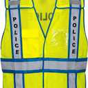 Portwest Public Service Vest Hi Vis Visability Safety Work Wear Gilet Executive ANSI 2 (Yellow)