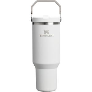 STANLEY IceFlow 2.0 Flip Straw Tumbler with Handle 40 oz | Twist On Lid and Flip Up Straw | Leakproof Water Bottle | Insulated Stainless Steel | BPA-Free | Frost