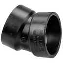 NIBCO Fig No C5808, 3 in. ABS DWV 22-1/2 Degree Elbow Hub, Solvent Weld