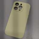 Vooii Compatible with iPhone 14 Pro Case, Liquid Silicone Upgrade [Camera Protection] [Soft Anti-Scratch Microfiber Lining] Shockproof Phone Case for iPhone 14 Pro 6.1 inch - Creamy Yellow