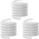 Dreyoo 3 Pack Pool Cleaner Parts 9-100-3102 Compatible with Polaris, 6 ft Cuffless Feed Hose for 360 Pressure-Side Pool Cleaner 1-1/2" Diameter, Quality Hose for Long Lasting Use, White