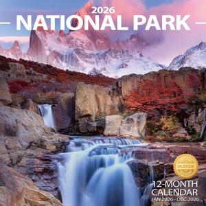 Wall Calendar 2026 Planner Calendar - National Park Hangable Monthly Wall Calendar with Large Blocks for Organizing & Planning, Academic Schedule, Home, Office & family, Thick & Sturdy Paper (12"x24" Open)
