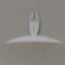 Casabella, White 44037 Clip on Silicone Squeegee, 101/8" x 11/4" x 63/4" h