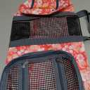 Cinf Cat Nail Clipping Cleaning Grooming Restraint Bag No Scratching Biting for Bathing Nail Trimming Injecting Examining(Flower,M) (M (8-12lbs))