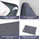 Pee Pad Holder for Dogs, 25.5 x 35 Silicone Dog Puppy Pad Holder, Non-Slip Rubber Mat with Raised Edges to Reduce Mess, Versatile Pee Pad Tray for Male & Female Dog Indoor Potty Training