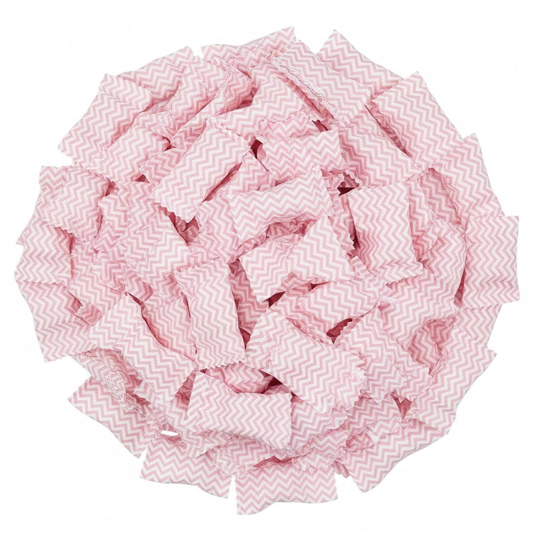 216ct Buttermints Individually Wrapped - Pink and White Butter Mints for Baby Girl Showers, Bridal Parties & Valentine's Day - Bulk Candy (EXP 12/31/26)