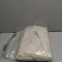 Bedding Craft Natural Taupe Linen Tab Top Curtains  Set of 2, 50x84 Long, Natural Flax Linen Drapes, Window Curtains