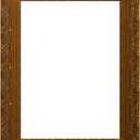 Hand-Carved Ornate Gold Baroque Picture Frame, 16x20 Inch, Solid Wood Antique Style Floral Scroll Border for Canvas Paintings, Wall Art Decor for Living Room Study