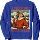 Apres Ski Social Club Retro Vintage Mountain Party Sweatshirt