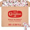 Nestle Carnation Coffee Creamer Half and Half, Made with Real Dairy, 0.304 fl oz Tubs (Pack of 360), BBD November 21, 2026