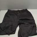 Women's Cargo Jogger Camo Pants with Pockets High Waist Slim Casual Tapered Camouflage Combat Hiking Pants (X-Large, Blackab22314)