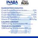 INABA Churu Rolls for Dogs, Grain-Free, Soft/Chewy Baked Chicken Wrapped Churu Filled Dog Treats, 0.42 Ounces Each Stick| 48 Stick Treats Total (8 Sticks per Pack), Chicken with Cheese Recipe
