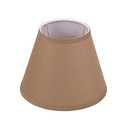 Aspen Creative 58883 Transitional Empire Shape Uno Construction Lamp Shade in Chocolate, 6" Top x 12" Bottom x 9" Slant Height