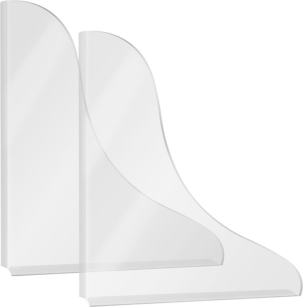 Elecbee Shower Splash Guards, 2 Pcs Clear Bathtub Water Guards Bathtub Corner Splash Guard Shower Tub Corner Splash Guard Shower Water Guard for Bathtub Splash Guard Removable to Keep Water in Tub