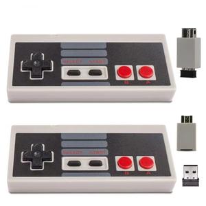 ZAMPAM USB Wireless Controller Game Controller, 2.4G Wifi Wireless Gamepad Compatible with PC, Mac OS, Raspberry PI add Turbo Function 2 PACKS (Does Not Work with Mini Nes)