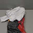 SOMSOC 8 Pieces Snowman Costume Kit Winter Frosty Costume for Men Sweatshirt Top Hat Carrot Nose Scarf Gloves for Christmas (X-Large)