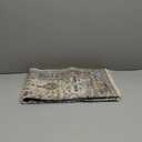 Adiva Rugs Machine Washable 3x5 Area Rug with Non Slip Backing for Living Room, Bedroom, Bathroom, Kitchen, Printed Vintage Home Decor, Floor Decoration Carpet Mat (Multi, 3' x 5')