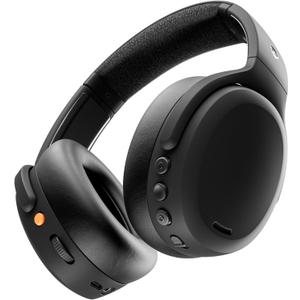 Skullcandy Crusher ANC 2 Over-Ear Noise Canceling Wireless Headphones with Sensory Bass and Extra Charging Cable, 50 Hr Battery, Microphone, Works with Bluetooth Devices, True Black