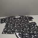 Ekouaer Women's Pajamas Set Ruffle Sleeves Sleepwear V Neck Comfy 2 Piece Pjs Loungewear Set with Pockets Size M