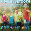 Non-Bluetooth Led Fitness Tracker Watch,Digital Pedometer Watch,with Step Counting/Distance/Calories/Stopwatch/Alarm Clock, Great Gift for Kids Teens Girls Boys Xmas