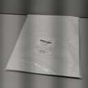 ALYVIA SPRING Waterproof Fabric Shower Curtain Liner with 3 Magnets - Soft Hotel Quality Cloth Shower Liner, Light-Weight & Machine Washable - Standard Size 72x72, White