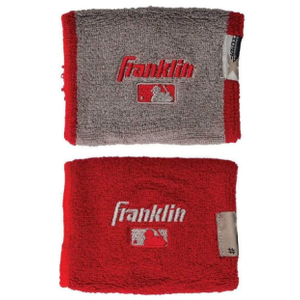 FRANKLIN BASEBALL/SOFTBALL WRISTBANDS,2 PACKS