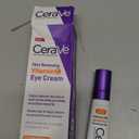 CeraVe Skin Renewing Vitamin C Eye Cream, Vitamin C, Hyaluronic Acid, Ceramides & Caffeine, Under Eye Cream For Dark Circles and Puffiness, Fragrance Free & Ophthalmologist Tested, 0.5 Fl. Oz