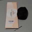 SARLA Invisible Wire Hair Extensions with 3 Clips Long Synthetic Wavy Curly Hairpiece Adjustable Transparent Headband for Women 22 Inch Black Brown