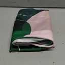 Pink and Green Circle Throw Pillow Covers Decorative for Couch Sofa Bed Living Room Bedroom 18x18 inches Set of 2