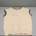 TAKEYAL Spring Sleeveless Sweater Tops for Women 2026 Cap Sleeve Trendy Tank Tops Summer Knit Sweater Vest Fashion T Shirts M