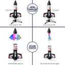 Mafbeanl Rocket Launcher for Kids, Self Launching Motorized Air Rocket Toy, Outdoor Toys for Ages 8-12, Model Rockets with Parachute Safely Land, Spaceship Launch up to 200 ft Birthday Gifts for Boys