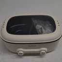 Stariver 7L Electric Hot Pot with Divider, 1200W Electric Pot, 2-Temp Control (Separate Settings per Side) Shabu Shabu Pot, Non-Stick Hotpot Pot Electric, Perfect for Family Dinners & Parties