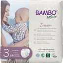 6 Pack Bambo Nature Hypoallergenic Baby Diapers, EcoLabelled Sustainable Diapers, Enhanced Leakage Protection, Totally Chlorinefree, Skin Friendly, and Super Absorbent Size 3 (174 Count)