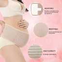 Belly Band for Pregnancy Maternity Belt Pregnancy Support Belt Bump Band Abdominal Brace Belt - Relieve Lower Back, Pelvic and Hip Pain (Brown/One size)